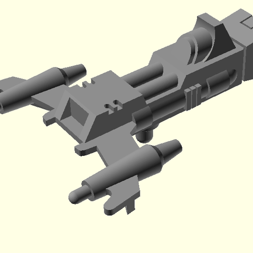 🤖 Transformers G1 Action Master : BombShell Pistol・ STL File for 3D ...
