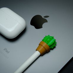 DSCF2397.jpg Бесплатный OBJ файл Серия клипс для Apple Pencil Cactus 04・Дизайн 3D-принтера для скачивания