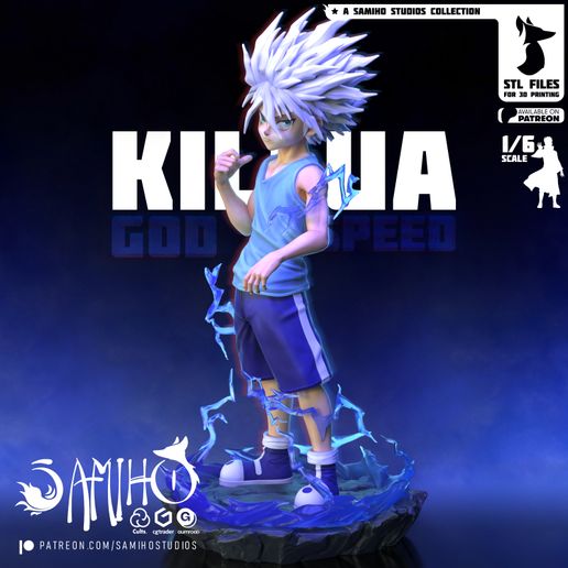 00.jpg Samiho Studios - Killua God Speed: STLs ready for printing