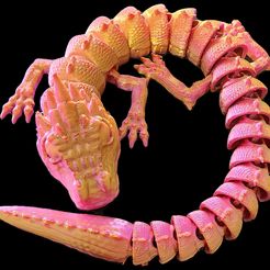 20230306_165217-1.jpg STL file Articulated Horned Dragon・3D printing model to download