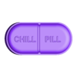 chillpill2B.STL CHILL PILL MOLDS PACK: BATH BOMB, SOLID SHAMPOO