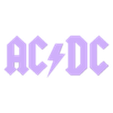 AC_DC LED sign-logo.stl AC/DC LED sign box