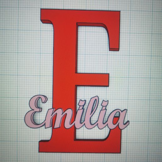 Emilia ornament 3D model