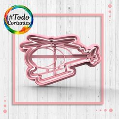 3854-Helicoptero-1.12.jpg Archivo STL Cortante helicoptero・Objeto imprimible en 3D para descargar