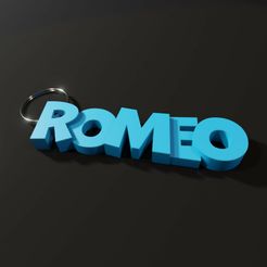 ROMEO.jpg Romeo - Name keyring