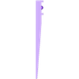 Pixel Strip Holder short vertical.stl Pixel Strip Yard Stake for ws2811 pixel strips