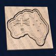 0Australia-Map-Tray-©.jpg Australian Map Tray - CNC Files for Wood (svg, dxf, eps, ai, pdf)
