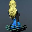 Preview05.jpg Invisible Woman Bust - Fantastic Four 3D print model
