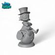 Screenshot-2025-05-12-212843-Photoroom.jpg Scrooge McDuck 3D Printer Model - STL File - Disney Money Duck Collectible - 3D Print Cartoon Figure - Desk Decor - Fan Art STL