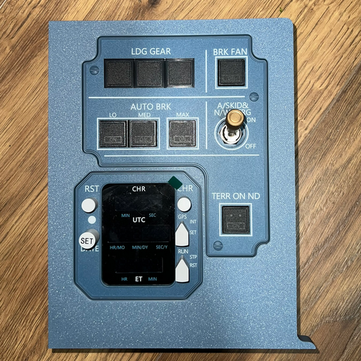 🎲 Better WinWing AGP Panel for SL3 MIP・ 3D File for 3D printing・Cults
