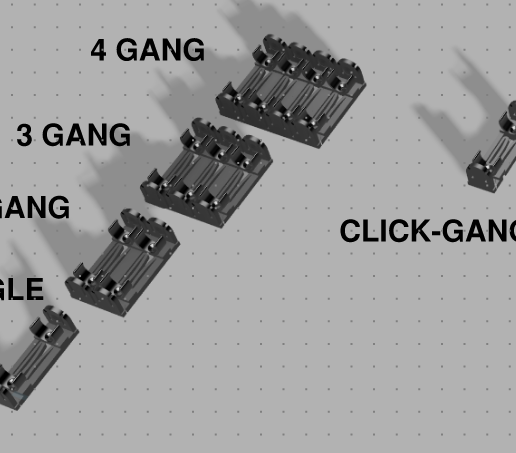 🔌 WFB 18650 SOCKETS・Free STEP File for 3D printing・Cults