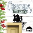 013a.jpg 🎅 Christmas door corners vol. 2 💸 Multipack of 10 models 💸 (santa, decoration, decorative, home, wall decoration, winter) - by AM-MEDIA