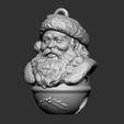 Render_Santa_Hat_01.jpg Christmas Classic Santa Sleigh Bell 3D Print-In-Place STL Model Tree Ornament Mantle Display