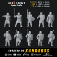 1.png By X4NDERSS • 6mm Unit 2 • Gen3 •  1/285 1/300 1/72 Scale • x10 Stylized Miniature Heroic Models Knight Medieval Knights 3D Print Printing Fantasy Warrior Total War Mini Micro