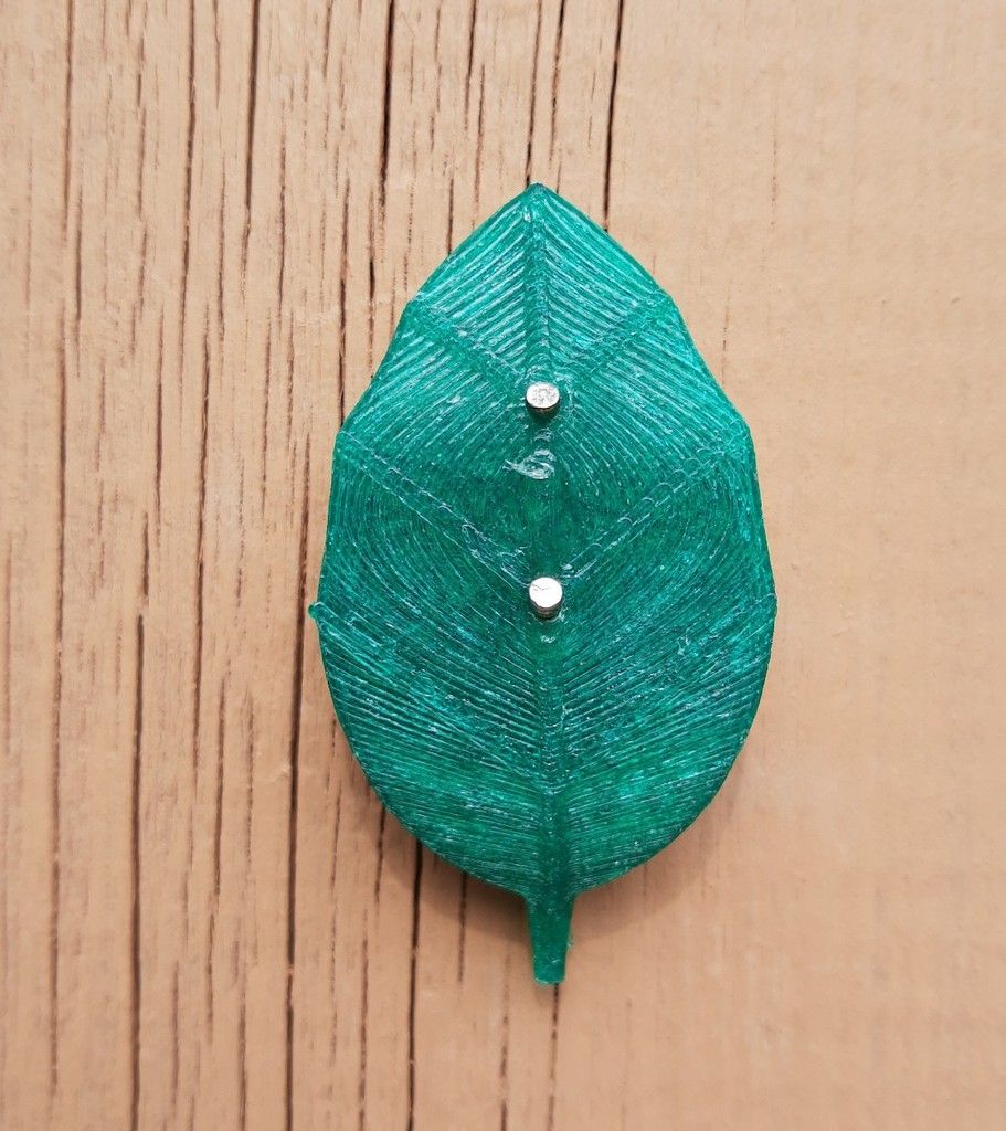 Download free STL file Wall Leaf Hanger • 3D printer design ・ Cults