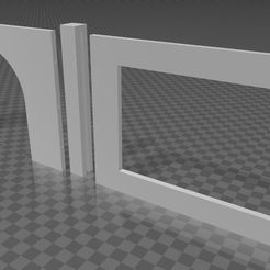 simplewallsanduprights.jpg Simple Wall with Door and Window