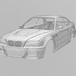 BMW-E46-M3-Front.jpg Télécharger fichier OBJ BMW E46 M3 Body 1:24 & 1:25 Scale • Modèle pour impression 3D, HowlingHobbies