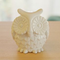 horned_owl_A_01.jpg Файл STL horned owl -pose A- [HIGH-POLY]・Дизайн для загрузки и 3D-печати, bs3