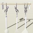 render-1.jpg Monkey-shaped kitchen hooks