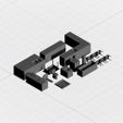 Furniture-1.50-Part-1_1.jpg STL file HOUSE FURNITURE 1:50 & 1:100 ARCHITECTURE MODEL DIORAMA・Model to download and 3D print