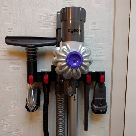 🏠 Dyson Modular Accessory Rack・Free STL File for ・Cults