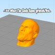 AMARA LEO Kratos (young) Head 1/6 scale PLA Kit (No Supports)