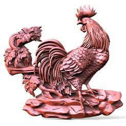 Roster-CNC-23.1.1.jpg Fichier STL Rooster CNC・Modèle à télécharger et à imprimer en 3D
