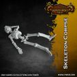 Skeleton-Corpse.jpg Skeleton Horde - 16 x 32mm scale skeleton miniatures