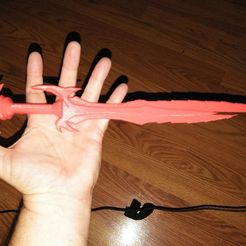 233125a926be74ec39b53dcdc3e4c56d_display_large.jpg Free STL file Skyrim: Daedric Great Sword・3D printer model to download