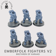 1-2-WIP.png Fichier OBJ Combattants Emberfolk・Plan à imprimer en 3D à télécharger
