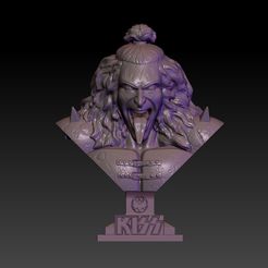 ZBrush-Document.jpg STL file GENE SIMMONS・3D printing idea to download