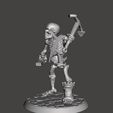 SkellPirate12.JPG 28mm Undead Skeleton Pirate Miniature