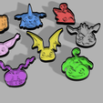 Digimon-v14.png Digimon Agumon cookie cutter