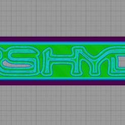 Mars-Hydro-Sign-Preview.jpg Fichier STL Enseigne Mars Hydro - Bling de tente de culture・Objet imprimable en 3D à télécharger