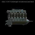 Nuevo-proyecto-2022-01-03T172649.860.png Liberty L-12 45° V-12 aircraft engine - For model kit and custom diecast