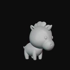 81.png Fichier STL Licorne de dessin animé pour l'impression 3D・Design imprimable en 3D à télécharger
