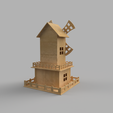 render-3.png Model Windmill - laser cutting files