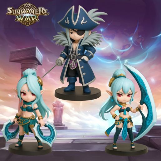 🏴‍☠️ Summoners War - 4☆ Monsters Pack: Pirate Captain