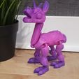 Flexi Print-in-Place llamacornio (llama unicornio)