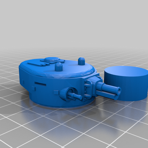 🪖 T-28 Tank 1/56 1:56 28mm Sovet/Finnish Turret・Free 3D File for ・Cults