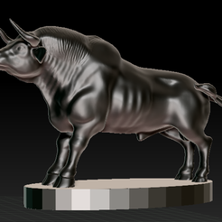 ferdinando-1.png STL file bull・3D printer model to download