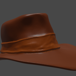Sombrero Solo 1.png Fichier STL gratuit Porte-clé chapeau de cowboy・Plan pour imprimante 3D à télécharger