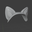 Screenshot_3.png Battle Cat jinx Ears 3D Model for Cosplay