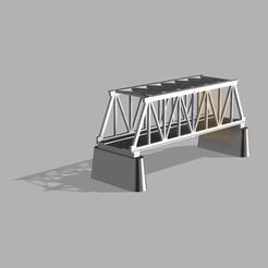 bridge.jpg N gauge model railroad bridge