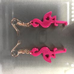 IMG_3837.jpg Archivo STL gratis Pendientes de flamencos・Diseño de impresora 3D para descargar