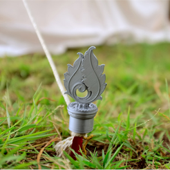 download-22.png Бесплатный STL файл Glamping Tent Stake Cover・3D-печатный дизайн для скачивания