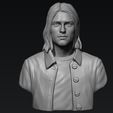 02.jpg Kurt Cobain portrait sculpture 3D print model