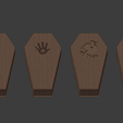 CoffinPack-02.png Wooden Coffin Set {1-4} (28mm Scale)
