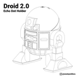 Droid-2A.png Droid 2.0 - Echo Dot (4th & 5th Gen) Holder
