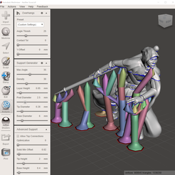 2019-03-15 16_06_27-Autodesk Meshmixer - Aesther Scout.stl.png Gloomhaven Forgotten Circles Monster: Aesther Scout (Blender and Supported Files)